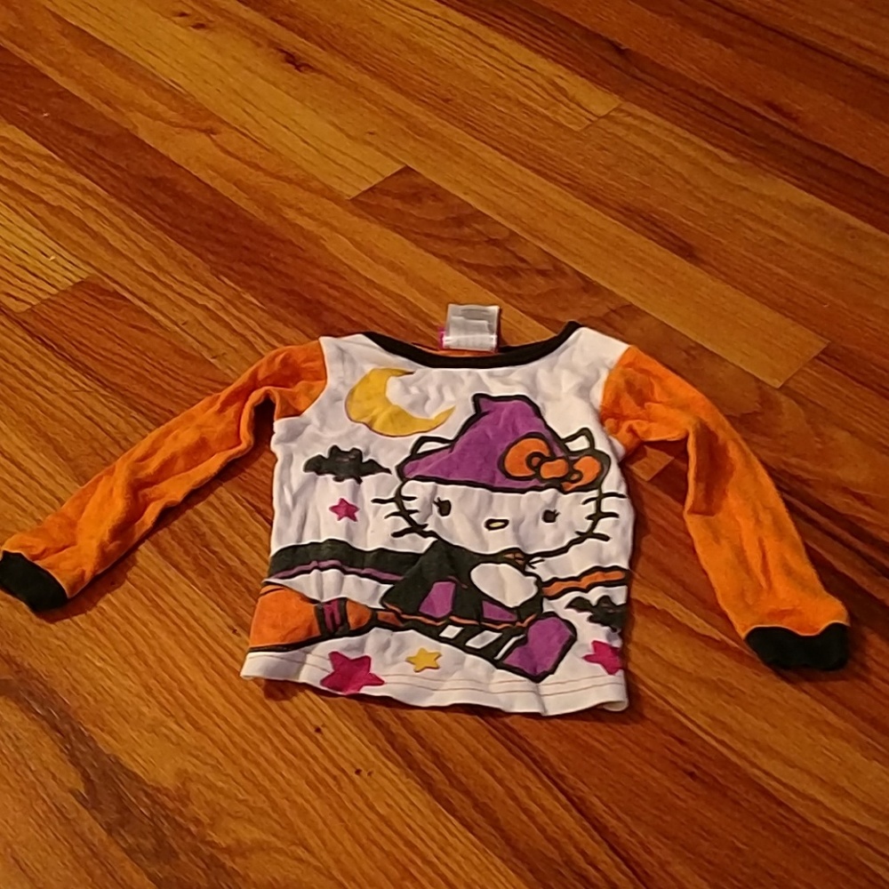 Hello Kitty size 18 months pajama shirt.